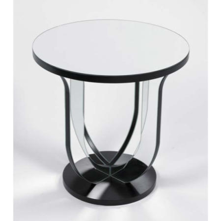 Morris Mirrors Art Mirrored Lamp Table
