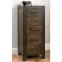 Bentley Designs Lyon Walnut 5 Drawer Tall Chest