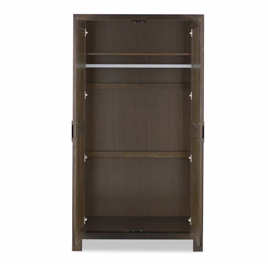Bentley Designs Lyon Walnut Double Wardrobe