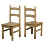 Seconique Rio Dining Set - Pine Dining Table & 2 Pine Dining Chairs