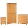 Seconique Sol Pine Bedroom Furniture Set