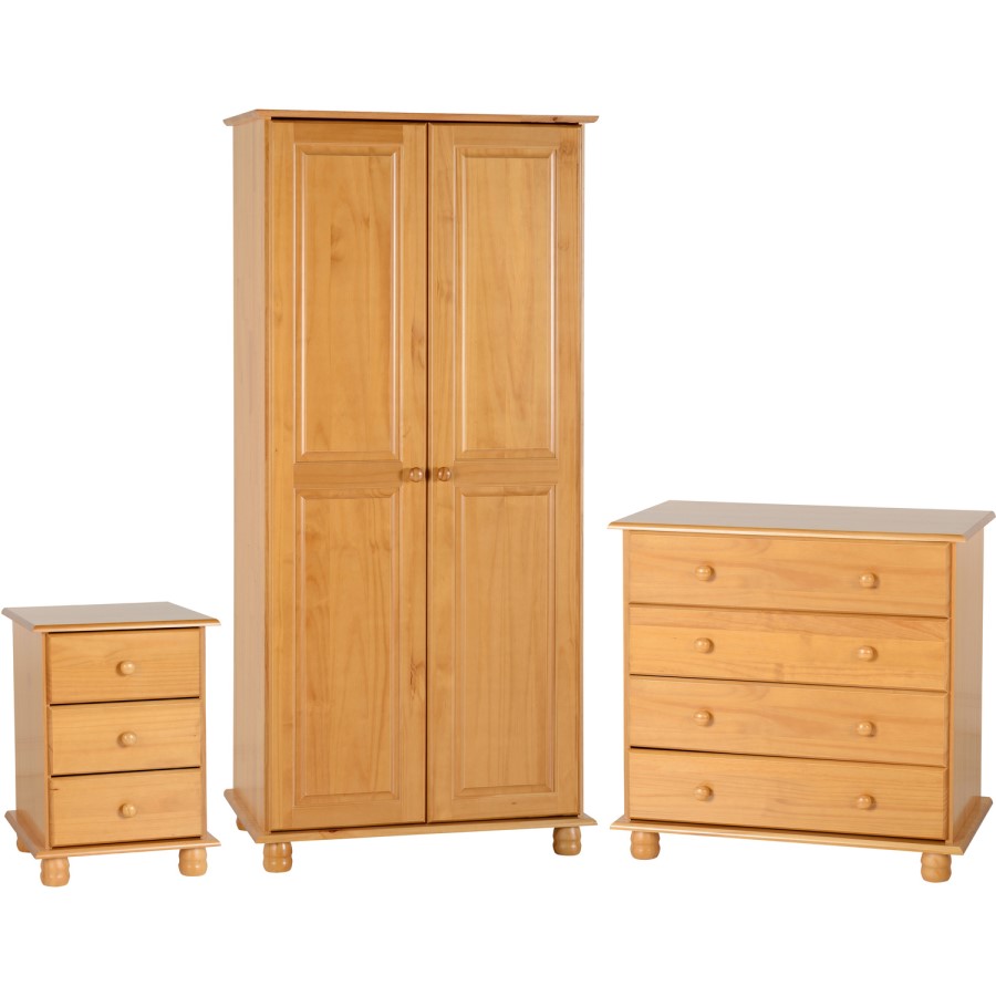 Seconique Sol Pine Bedroom Furniture Set