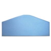 Joseph Jersey Faux Suede Headboard - small single in aubergine