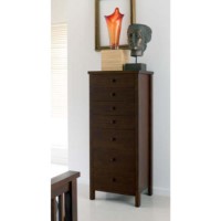 Bentley Designs Atlantis Deep Oak 7 Drawer Tall Chest