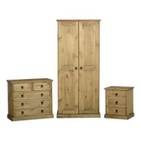 Seconique Mexican Pine Bedroom Set