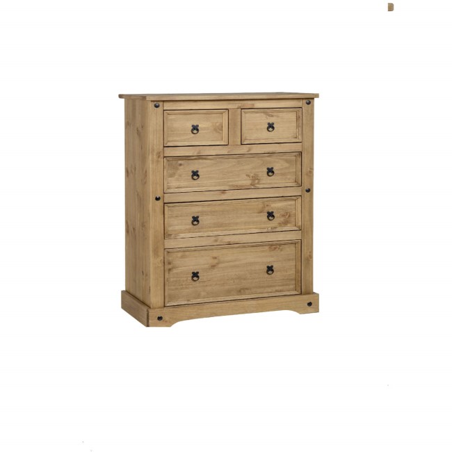 Seconique Mexican Pine Bedroom Set