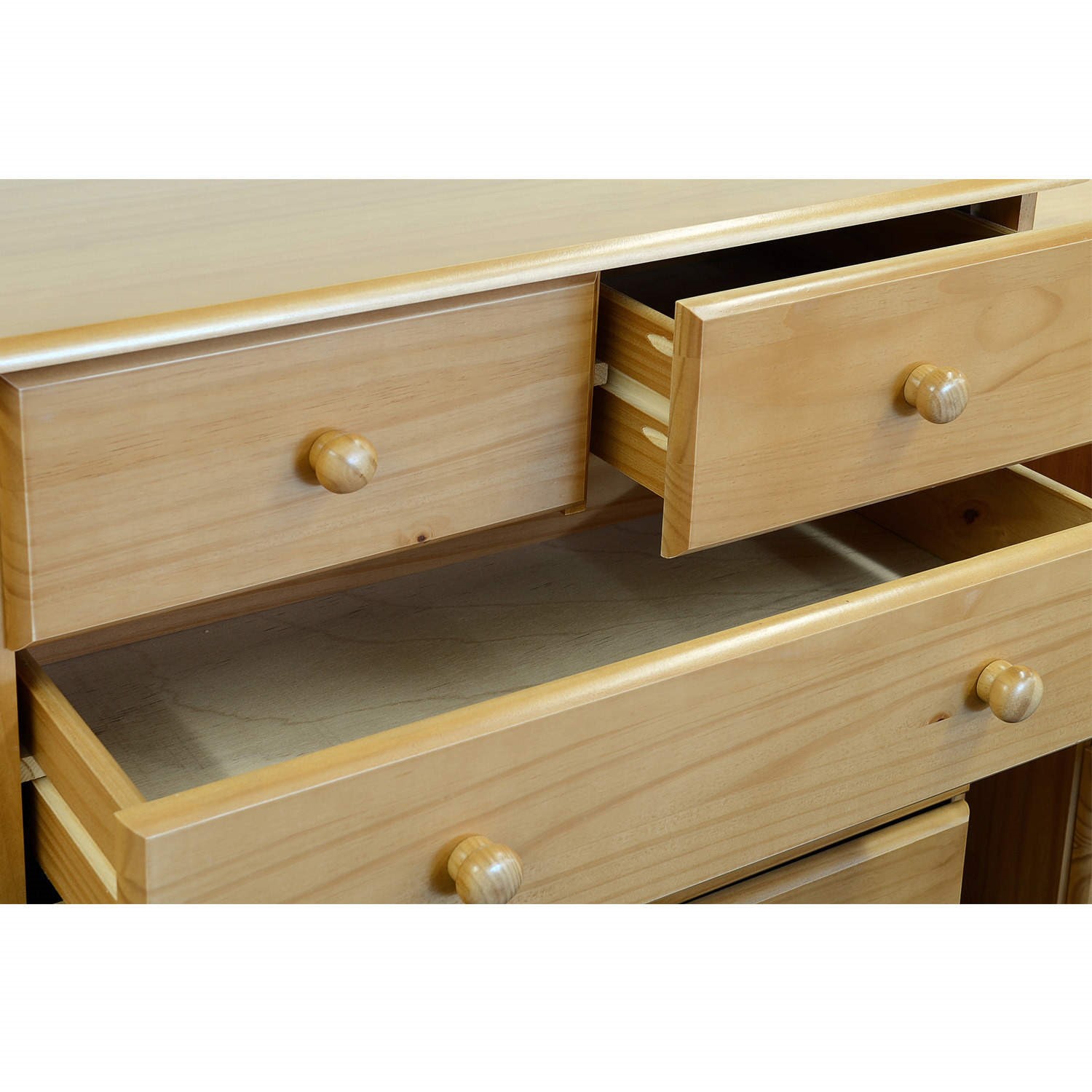 Seconique Solid Pine 5 2 Drawer Chest