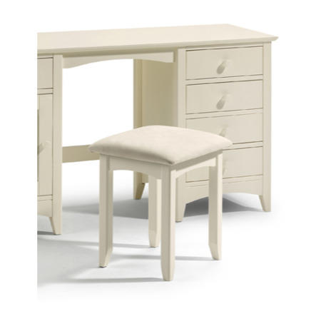 Julian Bowen Cameo Dressing Table in Stone White