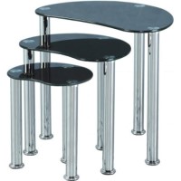 Seconique Cara Nest Of Tables in Black