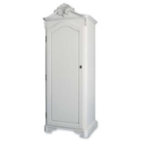 Beau White Single Wardrobe