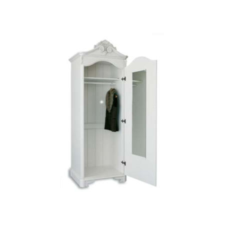 Beau White Single Wardrobe
