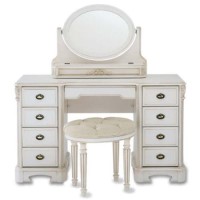 Beau White Dressing Table