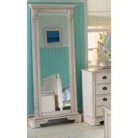Beau White Full Length Mirror