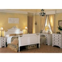 Beau White Bedroom Set with Drawers