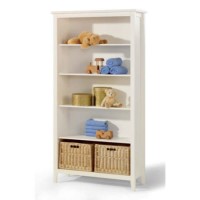 Welle Mobel Cello White Bookcase