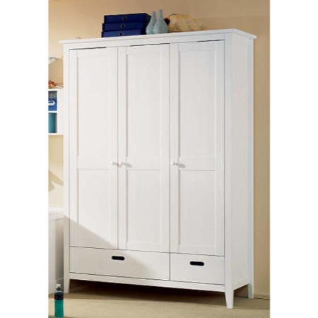 Welle Mobel Cello Large Wardrobe In White Furniture123