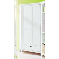 Welle Mobel Cello White Corner Wardrobe