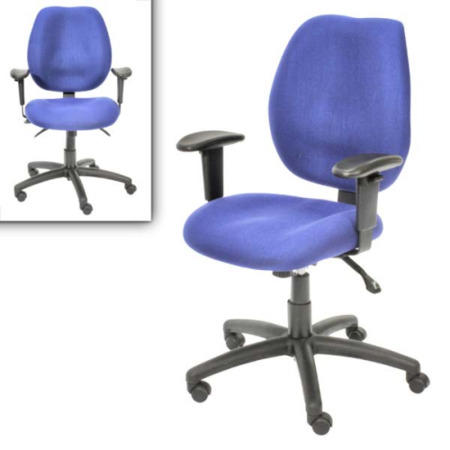 Alphason Designs Trinity Ergonomic Operators Chair in Blue