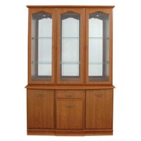 Caxton Furniture Lichfield 3 Door Glazed Display Cabinet