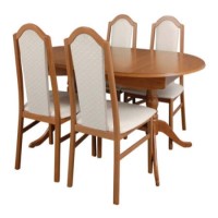 Caxton Furniture Lichfield Twin Pedestal Extending Dining Set