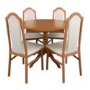 Caxton Furniture Lichfield Single Pedestal Extending Dining Set
