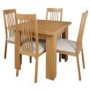 Caxton Furniture Sherwood Square Dining Set with Slat Back Chairs