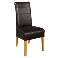 Caxton Furniture Sherwood Upholstered Dining Chair with Stitching Detail