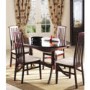 Caxton Furniture York Oval Extending Dining Set with Slat Back Chairs