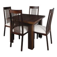 Caxton Furniture Royale Butterfly Extending Dining Set With Slatted Back Chairs