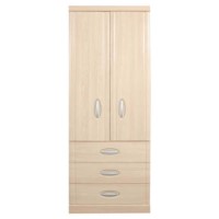 Caxton Furniture Strata 2 Door 3 Drawer Wardrobe