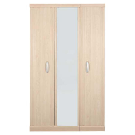 Caxton Furniture Strata 3 Door Wardrobe with Mirror