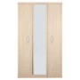 Caxton Furniture Strata 3 Door Wardrobe with Mirror