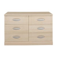 Caxton Furniture Strata 6 Drawer Wide Chest