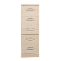 Caxton Furniture Strata 5 Drawer Narrow Chest