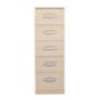 Caxton Furniture Strata 5 Drawer Narrow Chest