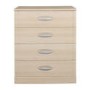 Caxton Furniture Strata 4 Drawer Wide Chest
