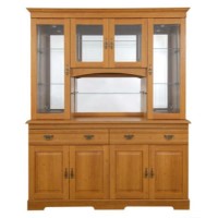 Caxton Furniture Canterbury 4 Glazed Door Display Cabinet