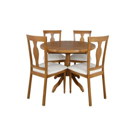 Caxton Furniture Canterbury Single Pedestal Extending Dining Set
