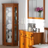 Caxton Furniture Canterbury Cradenza Corner Display Cabinet