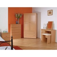 Welcome Furniture Eske 6 Piece Bedroom Set in Beech