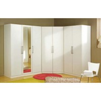 Jay 7 Door Wardrobe in White