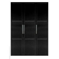 Jay 3 Door Panelled Wardrobe in Wenge