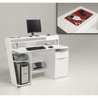 iDesk with Cupboard in White