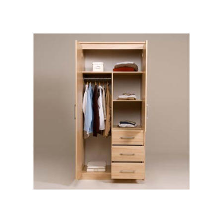 Kat Teens 2 Door 3 Drawer Wardrobe