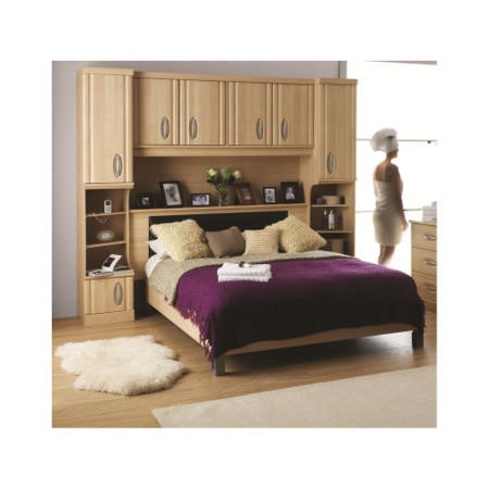 Caxton Furniture Strata Overbed Unit, Overbed Storage For King Size Bed