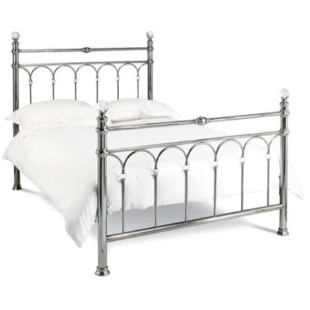 Bentley Designs Krystal Bed in Antique Nickel - kingsize