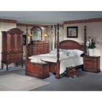Orleans Cherry 4 Poster Bedroom Set