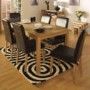 Seconique Ashbourne Solid Wood Dining Set & 6 Brown PU Dining Chairs