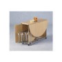 GRADE A2 - Seconique Newhaven Butterfly Folding Dining Table & 4 Chairs Set
