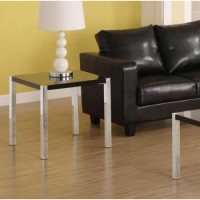 Seconique Charisma High Gloss Lamp Table in Black